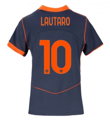 Inter Milan Lautaro Martinez #10 Tredjetrøje Dame 2025-26 Kortærmet